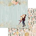 ������ �� ����������� Stamperia - ������� - 30.5 x 30.5 cm �� ���������� Love story - 