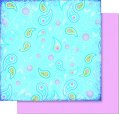 Хартия за скрапбукинг Folia Bringmann - Декоративни орнаменти - 30.5 x 30.5 cm -