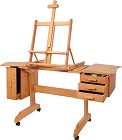 Дървено бюро със статив Mabef - 133 / 185 / 60 cm -