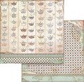 Хартии за скрапбукинг Stamperia - Чайници - 30.5 x 30.5 cm от колекцията Alice -