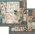 Хартия за скрапбукинг Stamperia - Риба Кои - 30.5 x 30.5 cm от колекцията Sir Vagabond in Japan -