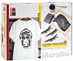 Ситопечат върху текстил Marabu Screen printing - Боя, рамка, шпакла и ракел -