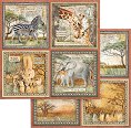 ������ �� ����������� Stamperia - ������ 4 - 30.5 x 30.5 cm �� ���������� SAVANA - 
