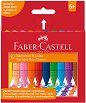 Пастели Faber-Castell Grip - 12 цвята -