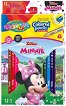 Цветни моливи Colorino Kids Minnie Mouse - 12 + 1 броя и острилка на тема Мики Маус -