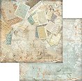 Хартия за скрапбукинг Stamperia - Писма - 30.5 x 30.5 cm от колекцията Alterego -