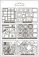 PVC Шаблон Stamperia - Квадрат - 21 x 29.7 cm от колекцията Bauhaus -