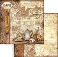 ������ �� ����������� Stamperia - ���� - 30.5 x 30.5 cm �� ���������� Coffee and chocolate - 