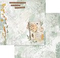 Хартия за скрапбукинг Stamperia - Тетрадка с цитати - 30.5 x 30.5 cm от колекцията Secret Diary -