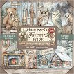 Хартии за скрапбукинг Stamperia - 22 листа от колекцията The Owl's House -