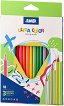 Цветни моливи Junior Ultra Color - 15 цвята + 3 металикови -