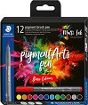      Staedtler Pigment Arts 371 Basic Colours - 12  - 