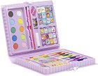 Комплект за рисуване Cerda - 44 части в пластмасово куфарче на тема Къщата за кукли на Габи -