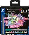      Staedtler Pigment Arts 371 Pastel Colours - 12  - 