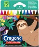 Восъчни пастели Colorino Kids - Ленивец - 12 цвята от серията Wildkid -