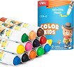Гел пастели Deli EC224 - 12 цвята от серията Color Kids -