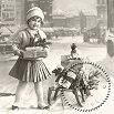 Салфетки за декупаж Sagen Vintage - Дете с подаръци - 20 броя -