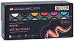 Текстилни бои Невская Палитра Creative - 18 цвята x 20 ml от серията Decola -