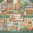 Хартии за скрапбукинг Stamperia - Изкуството да пътуваш - 10 листа от колекцията Art of travelling -
