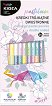 Двустранни цветни моливи Kidea Pastel - 12 броя в 24 цвята -