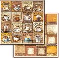 ������ �� ����������� Stamperia - ����� ������� - 30.5 x 30.5 cm �� ���������� Coffee and chocolate - 