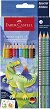 ������ ������ Faber-Castell Grip 2001 - ��������� - 10 ����� + 3 ���������� � ������� - 
