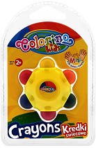 Пастели Colorino Kids - Звезда - 6 цвята - 