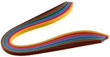 Квилинг ленти Ем Арт - Ярки цветове - 100 броя, 130 g/m<sup>2</sup> - 