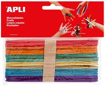 Декоративни цветни дървени пръчици Apli - 39 броя - 