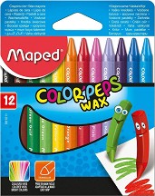   Maped Wax - 12, 18  24    Color' Peps - 