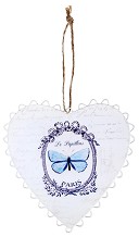 Метална декоративна висулка Shudehill Giftware - Сърце - 10.5 x 10.5 cm - 