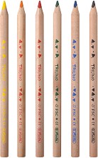 Цветни моливи Herlitz Trilino - 6 или 12 цвята - 