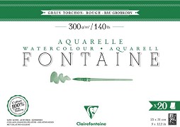    Clairefontaine Fontaine - 20 , 300 g/m<sup>2</sup>   Fontaine - 