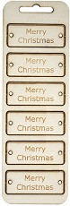     - Merry Christmas - 6    6 x 2.3 cm - 