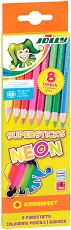 Цветни моливи - Kinderfest Neon Mix - 