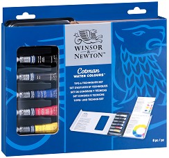   Winsor & Newton Tips and Techniques Set -       Cotman - 