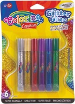    Colorino Kids Glitter glue metallic - 6  x 10.5 ml - 