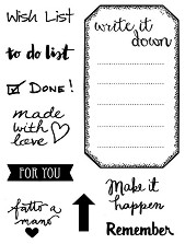   Stamperia - Wish list - 14 x 18 cm - 