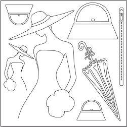   Stamperia -    - 50 x 50 cm - 