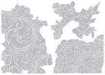      Sizzix -   - 3   6.4  11.7 cm - 