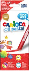 Маслени пастели Carioca - 12 цвята - 