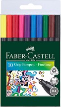 Цветни тънкописци Faber-Castell - 10 или 20 цвята - 