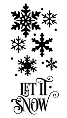  Stamperia - Let It Snow - 12 x 25 cm - 