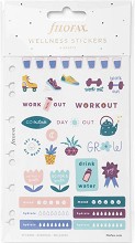 Самозалепващи стикери Filofax - 216 броя от колекцията Wellness - 