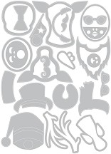        Sizzix Cool Yule - 24   0.6  5.7 cm - 