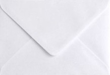 Пощенски пликове с перлен ефект Слънчоглед - Снежно Бяло - 25 броя - 