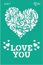   Rosa Love You - 13 x 20 cm - 