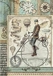   Stamperia -   - A4   Voyages Fantastiques - 