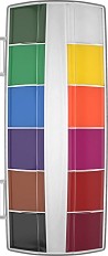 Акварелни бои Erich Krause - 12 цвята - 