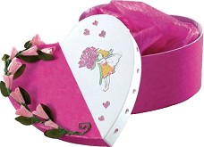 Картонена кутия Folia Bringmann - Сърце - 15 / 16 / 7.5 cm - 